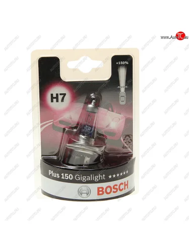 Лампа 12V H7 55W PX26d +150% блистер (1шт.) Gigalight BOSCH BOSCH 1987301137