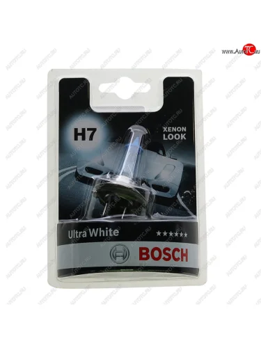 Лампа 12V H7 55W PX26d блистер (1шт.) Ultra White (замена для 1987301090) BOSCH BOSCH 1987301153
