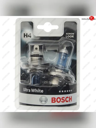 Лампа 12V H4 6055W P43t (2шт.) Ultra White BOSCH BOSCH 1987301440