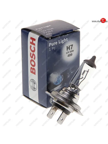Лампа 12V H7 55W PX26d Pure Light BOSCH BOSCH 1987302071