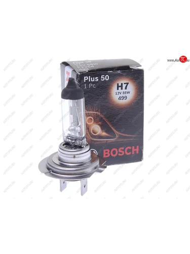 Лампа 12V H7 55W PX26d +50% Plus 50 BOSCH BOSCH 1987302079