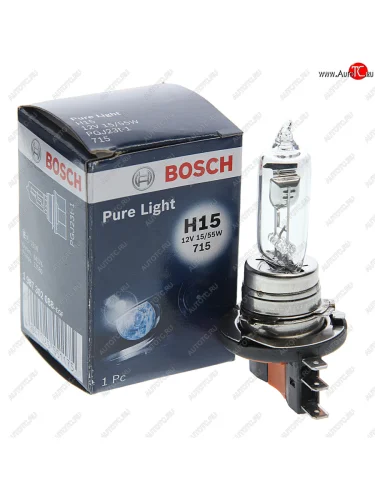 Лампа 12V H15 1555W PGJ23t-1 Pure Light BOSCH BOSCH 1987302088
