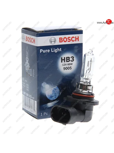 Лампа 12V HB3 60W P20d Pure Light BOSCH BOSCH 1987302152