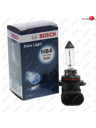Лампа 12V HB4 51W P22d Pure Light BOSCH BOSCH 1987302153