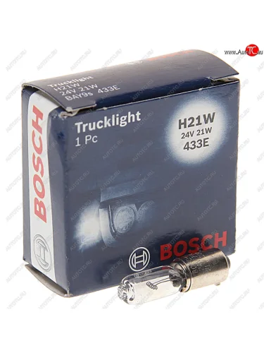 Лампа 24V H21W BAY9s Trucklight BOSCH BOSCH 1987302533
