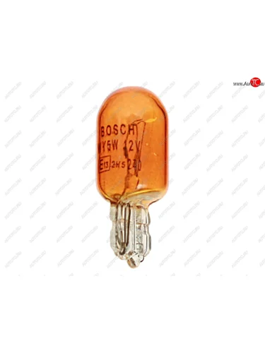 Лампа 12V WY5W W2.1x9.5d желтая Eco BOSCH BOSCH 1987302820