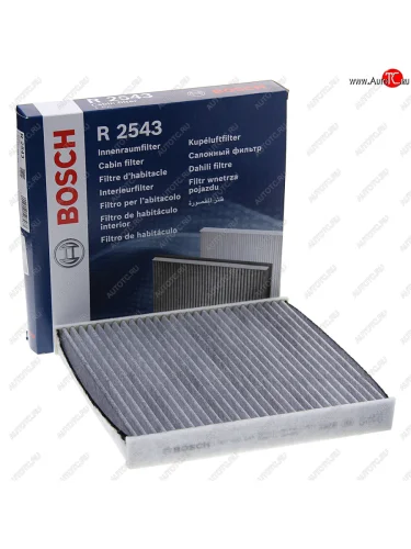 Фильтр воздушный салона VW Golf 7 AUDI A3 (13-) SKODA Octavia (13-) угольный BOSCH BOSCH 1987432543