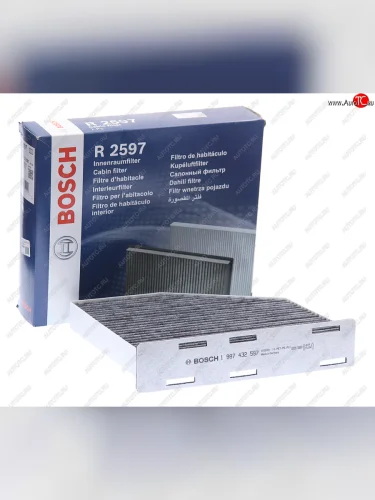 Фильтр воздушный салона VW Golf 5,Passat 6,Jetta 3 AUDI A3 SKODA Octavia (04-) угольный BOSCH BOSCH 1987432597