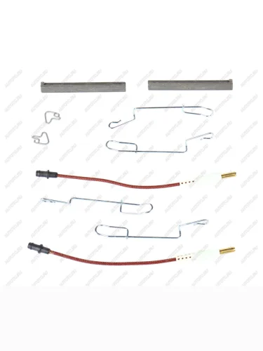 Комплект MERCEDES Vito монтажный колодок тормозных задних BOSCH BOSCH 1987474320