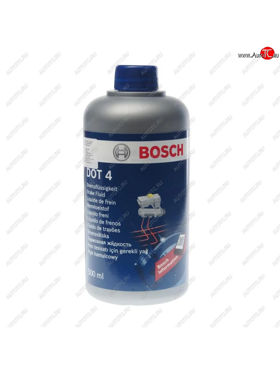 Жидкость тормозная DOT-4 0.5л BOSCH BOSCH 1987479106 с доставкой в г. Кемерово