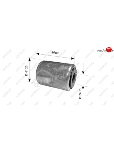 Сайлентблок DAF рессоры (24x61x86) MANSONS MANSONS 200.064