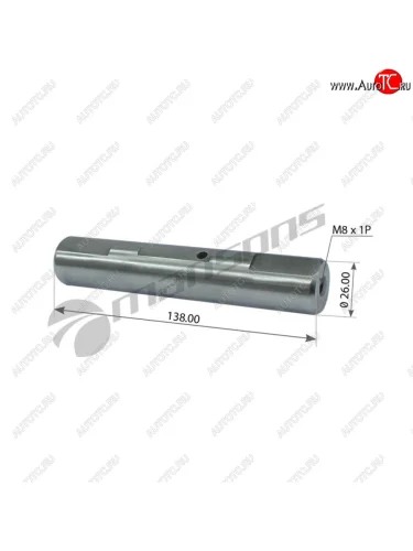 Палец DAF рессоры задней (под масленку M8x1) (26x136мм) MANSONS MANSONS 200.219