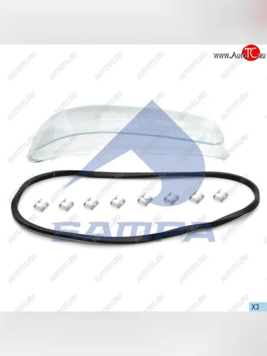 Стекло фары MERCEDES Atego (-04) правой SAMPA SAMPA 201.083