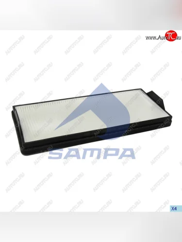 Фильтр воздушный салона КАМАЗ-5490 MERCEDES Atego,Axor,Econic (454х190х56мм) SAMPA SAMPA 202.227-01