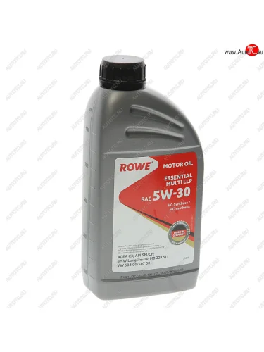 Масло моторное ESSENTIAL MULTI LLP 5W30 синт.1л ROWE ROWE 20238-177-2a