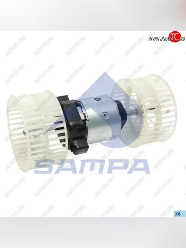 Мотор отопителя КАМАЗ-5490 MERCEDES Actros MP2,MP3 (03-) с крыльчаткой SAMPA SAMPA 203.496