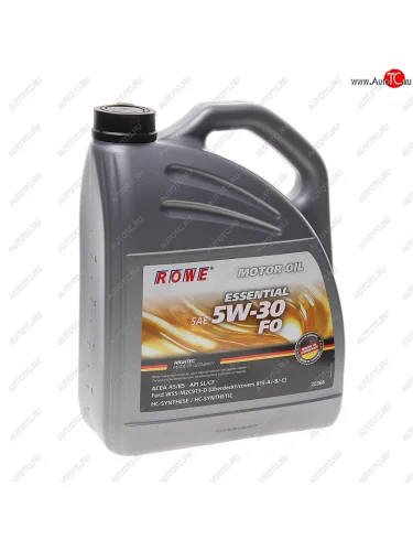 Масло моторное ESSENTIAL A5B5 SLCF 5W30 синт.5л ROWE ROWE 20366-595-2a