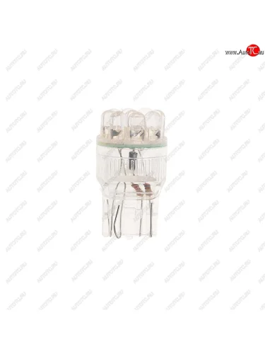 Лампа светодиодная 24V W21W W3x16d бесцокольная 9 светодиодов Red MEGAPOWER MEGAPOWER-AUTOMOTIVE 20381r-24