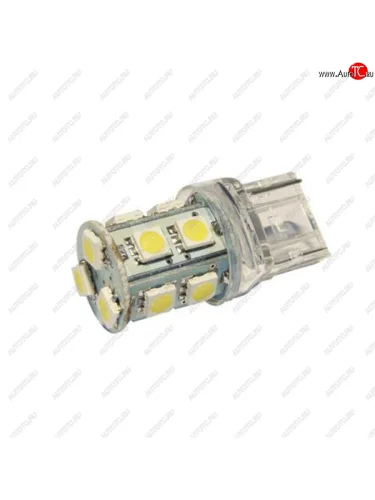 Лампа светодиодная 24V W21W W3x16d бесцокольная 13 светодиодов Yellow MEGAPOWER MEGAPOWER-AUTOMOTIVE 20384y-24