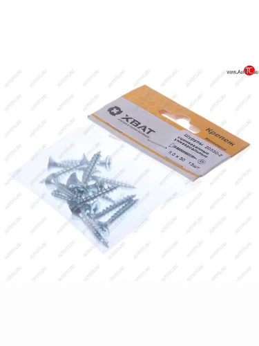 Шуруп 5.0х30мм оцинкованный универсальный (13шт.) ХВАТ ХВАТ 20530-2