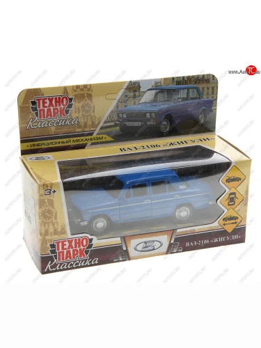 Модель автомобиля ВАЗ-2106 металлическая ТЕХНОПАРК ТЕХНОПАРК 2106-12-bu