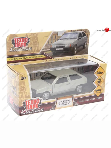 Модель автомобиля ВАЗ-2108 Спутник металлическая ТЕХНОПАРК ТЕХНОПАРК 2108-12-sr