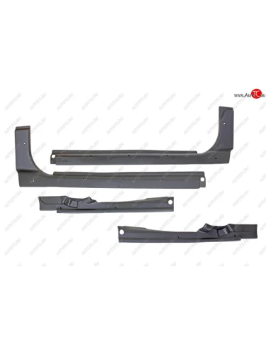 Накладка порога ВАЗ-2110 комплект 4шт. МАСТЕР-М МАСТЕР-М 2110-5109076777879