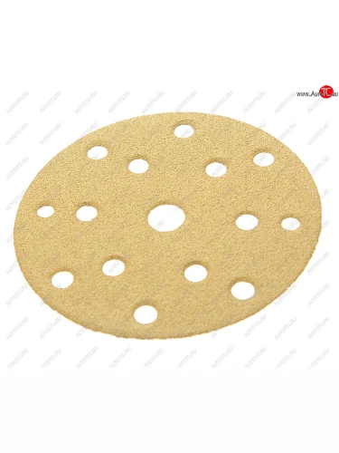 Круг абразивный на липучке P80 d=150 15 отв. бумажная основа Gold Velcro TORNADO TORNADO 2121.0080