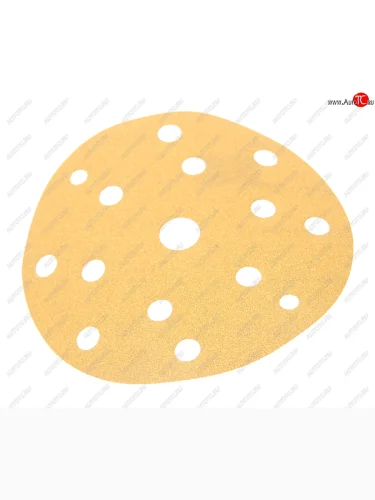 Круг абразивный на липучке P120 d=150 15 отв. бумажная основа Gold Velcro TORNADO TORNADO 2121.0120