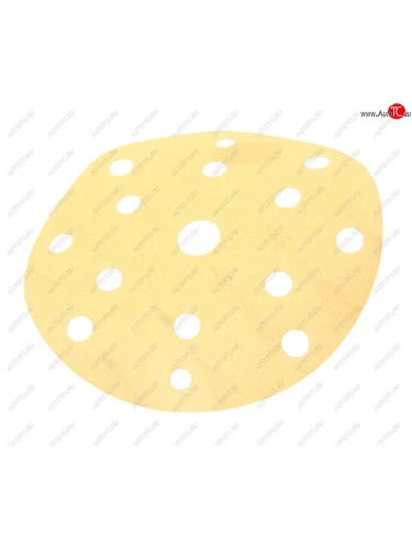 Круг абразивный на липучке P320 d=150 15 отв. бумажная основа Gold Velcro TORNADO TORNADO 2121.0320