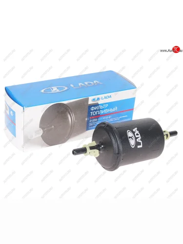 Фильтр топливный ВАЗ инжектор тонкой очистки (штуцер с клипсами) пластик АвтоВАЗ LADA 21230-1117010-81