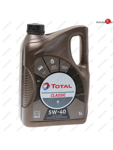 Масло моторное CLASSIC 9 5W40 синт.5л TOTAL TOTAL 213696