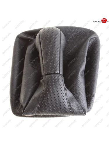 Ручка на рычаг КПП ВАЗ-2170 с чехлом СФЕРА черная (кожзам) АВТОБРА АВТОБРА 2140-ч