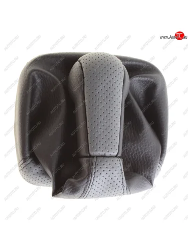 Ручка на рычаг КПП ВАЗ-2115 серая с чехлом СФЕРА (кожзам) АВТОБРА АВТОБРА 2148-ср