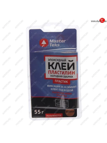 Сварка холодная для пластика 55г (-60С до +150С) двухкомпонентная MasterTeks HOMEMASTER HOMEMASTER 220387