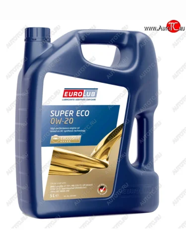 Масло моторное SUPER ECO SP 0W20 синт.5л EUROLUB EUROLUB 226005