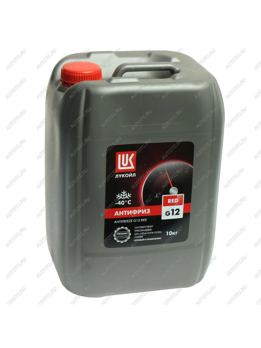 Антифриз красный -40C 10кг G12 Red ЛУКОЙЛ LUKOIL 227390  в Самаре Самарской области