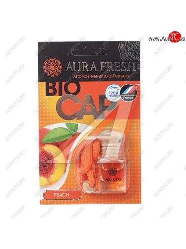Ароматизатор подвесной жидкостный (peach) 6мл Bio Cap AURA FRESH AURA FRESH 23013