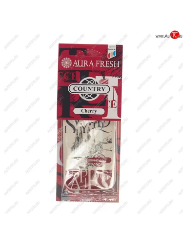 Ароматизатор подвесной картонный (cherry) Country AURA FRESH AURA FRESH 23019