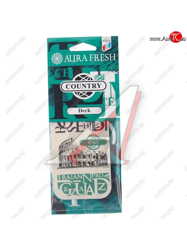 Ароматизатор подвесной картонный (deck) Country AURA FRESH AURA FRESH 23021