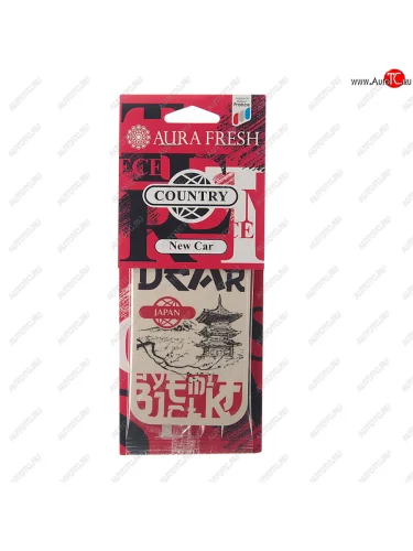Ароматизатор подвесной картонный (new car) Country AURA FRESH AURA FRESH 23025