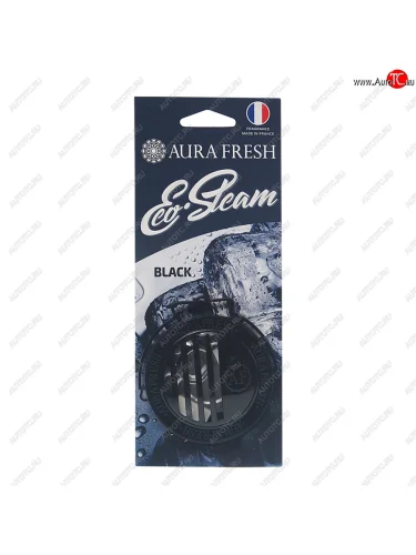 Ароматизатор на панель приборов древесное волокно (black) 40г Eco Steam AURA FRESH AURA FRESH 23029