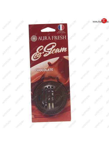 Ароматизатор на панель приборов древесное волокно (chocolate) 40г Eco Steam AURA FRESH AURA FRESH 23031