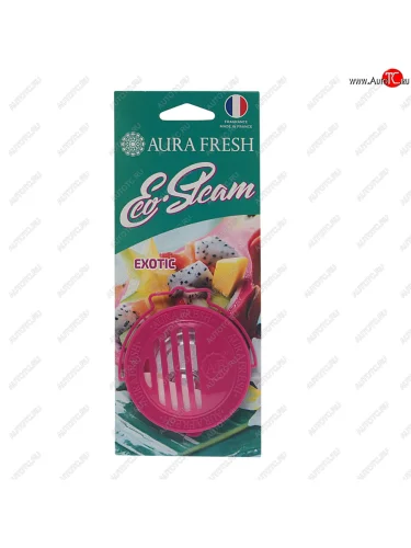 Ароматизатор на панель приборов древесное волокно (exotic) 40г Eco Steam AURA FRESH AURA FRESH 23035