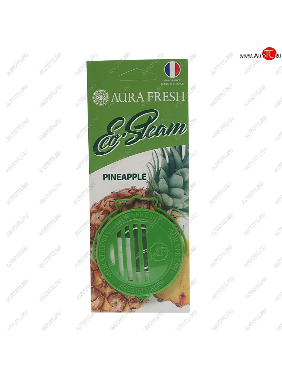 Ароматизатор на панель приборов древесное волокно (pineapple) 40г Eco Steam AURA FRESH AURA FRESH 23040  в Самаре Самарской области