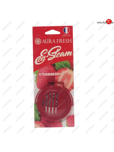 Ароматизатор на панель приборов древесное волокно (strawberry) 40г Eco Steam AURA FRESH AURA FRESH 23041