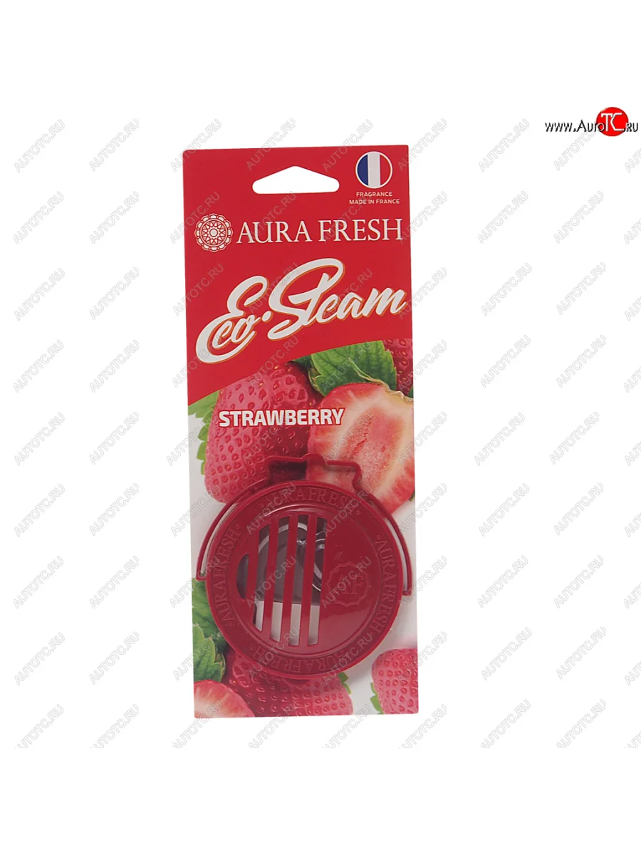 Ароматизатор на панель приборов древесное волокно (strawberry) 40г Eco Steam AURA FRESH AURA FRESH 23041  в Самаре Самарской области