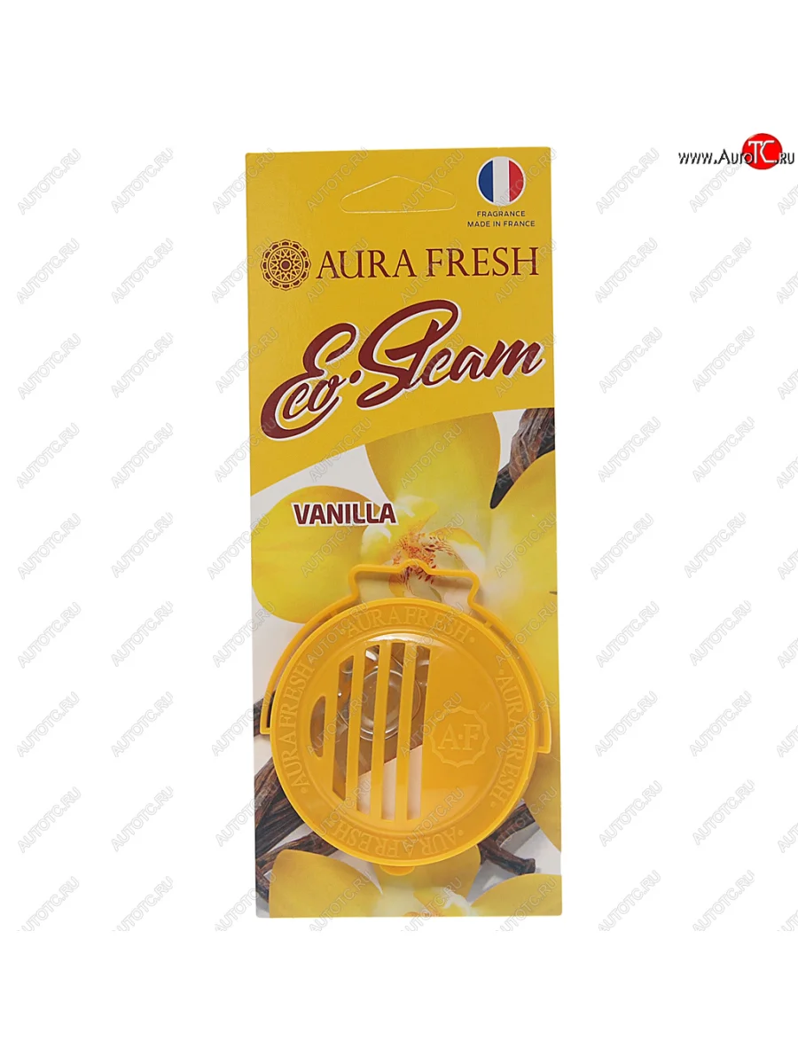 Ароматизатор на панель приборов древесное волокно (vanilla) 40г Eco Steam AURA FRESH AURA FRESH 23042  в Самаре Самарской области