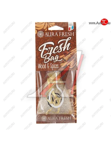 Ароматизатор подвесной гранулы (wood & spices) 20г Fresh Bag AURA FRESH AURA FRESH 23052