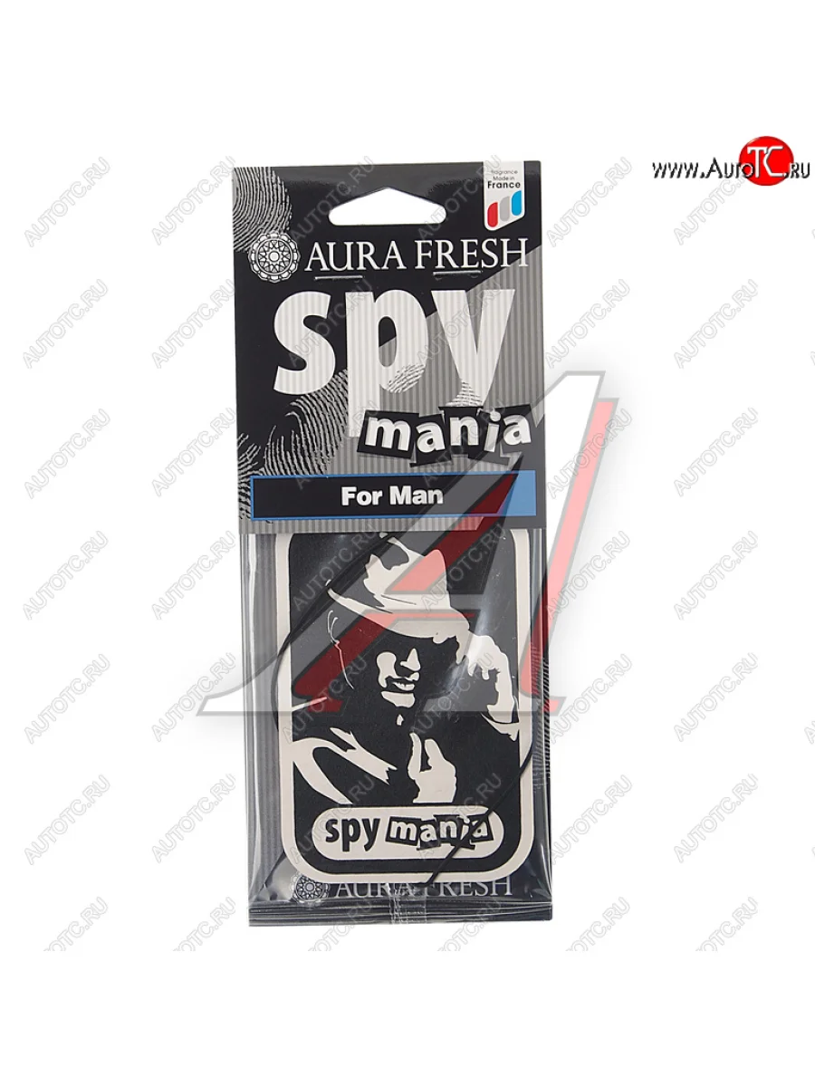 Ароматизатор подвесной картонный (for man) Spy Mania AURA FRESH AURA FRESH 23102  в Самаре Самарской области